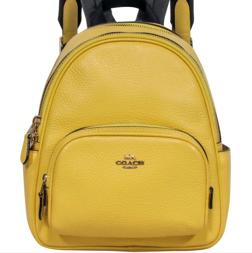 COACH Mini Court Leather Backpack